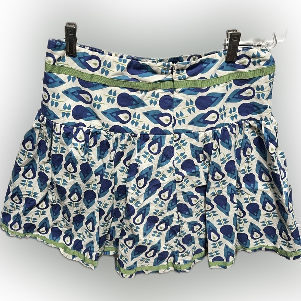 Fossil Blue and Green Patterned Skater Skirt - Picture 10 of 11
